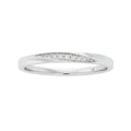 14K White Gold Diamonds Ring