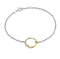 Sterling Silver Diamond Bracelet