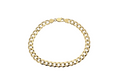 10K Solid Yellow Gold American Cuban Bracelet