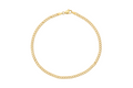 10K Solid Yellow Gold Anklet