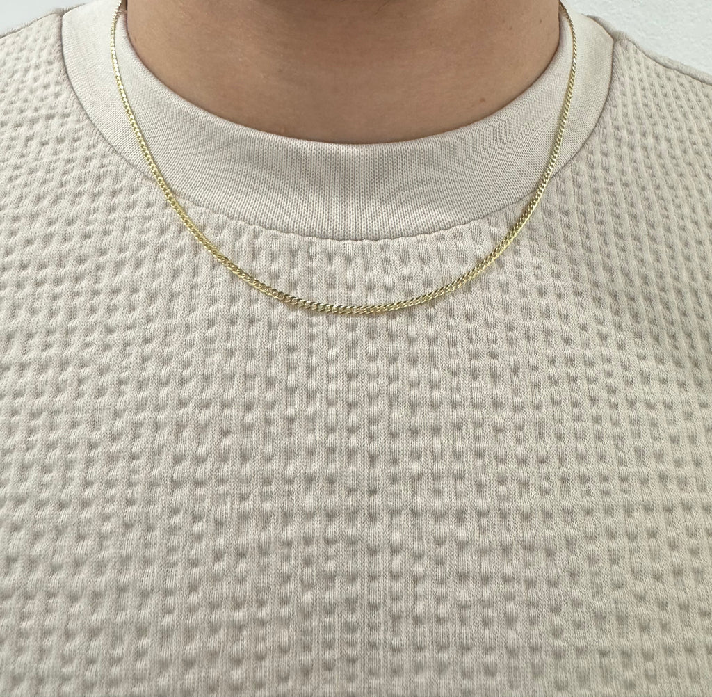 10K Yellow Gold American Cuban Chain