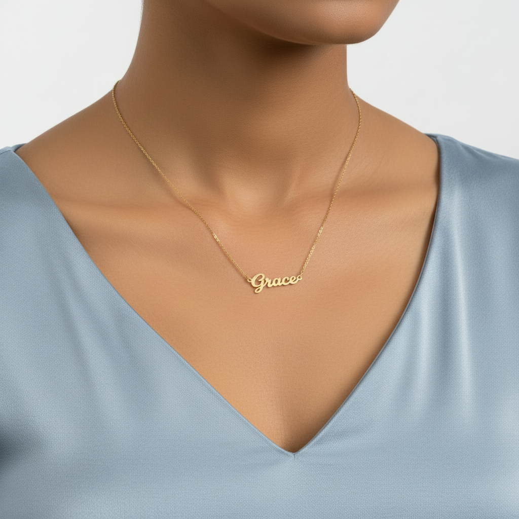14K Name Necklace