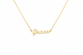 14K Solid Gold Personalized Name Necklace
